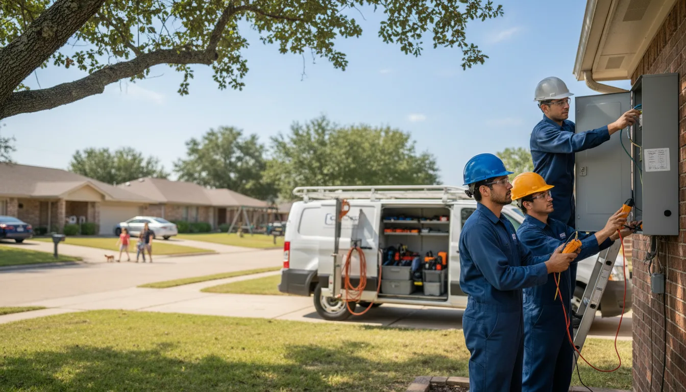 Certified electrician providing emergency electrical services in Lemoyne, NE